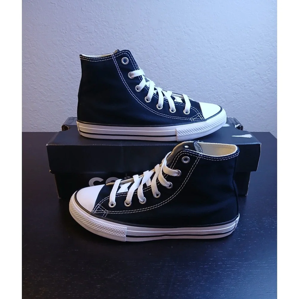 Converse Chuck Taylor All Star High Top Black Youth Sneakers 3J231 Size 2